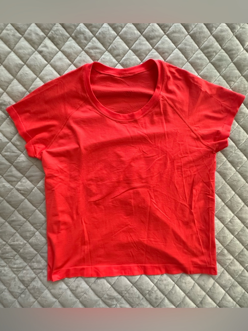 Lululemon Neon Red Tee